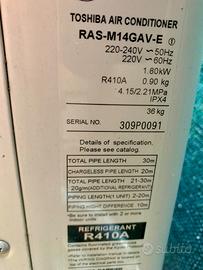 CLIMATIZZATORE TOSHIBA DUAL SPLIT
