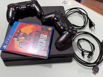 Playstation 4 Ps4 Slim 1tb 2 Controller 1 Gioco