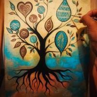 Dipinto Albero della vita