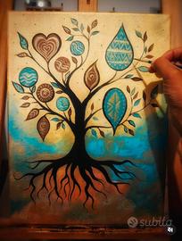 Dipinto Albero della vita
