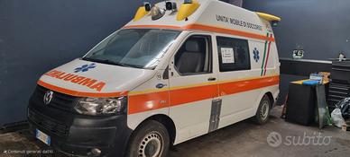 Ambulanza 4x4 vw t5 -2010- motore nuovo