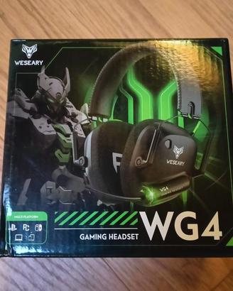 Cuffie Gaming Wireless WG4 (2.4 GHz) per PS5, PS4