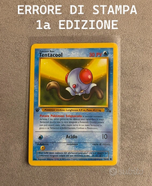 Tentacool Base 1a Edizione - errore di stampa