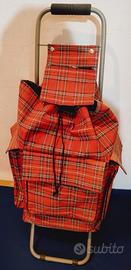 Carrello trolley spesa ultraleggero con ruote