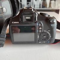 Fotocamera Canon EOS 1100D + obiettivo Tamron + bo