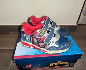 Scarpe Spiderman con le luci taglia 28