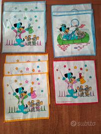 fazzoletti Hanna Barbera vintage anni 70 cotone