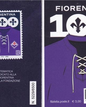 Tessera filatelica fiorentina calcio 100