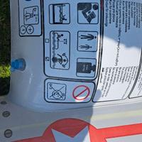 Aereo gonfiabile cavalcabile con Pistoia acqua