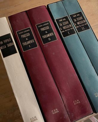 Libri C.E.N. Roma (Mussolini Almirante Arica)