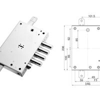 Serratura Doppia Mappa per Porte Blindate Dierre
