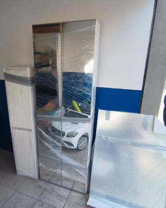 Mobile colonna specchio bagno ikea