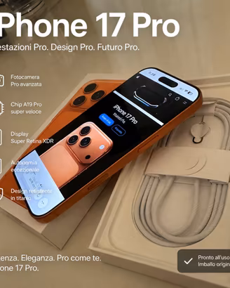 Apple iPhone 17 Pro 256GB - Arancione
