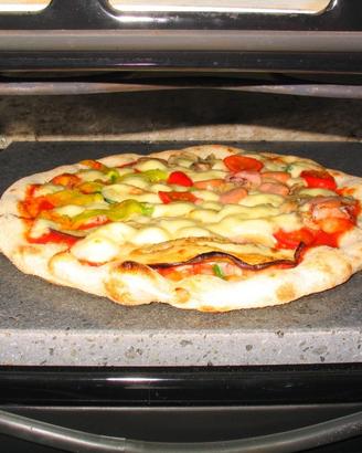 PIASTRA TEGLIA FORNO PIZZA PANE IN PIETRA 40x30x2