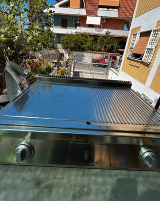 Piastra professionale per barbeque