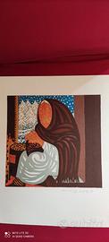 LITOGRAFIA GIUSEPPE MIGNECO "L'INVERNO"