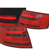 FANALI AUDI A6 C6 04-08 SEDAN LED ROSSO AFFUMICATO