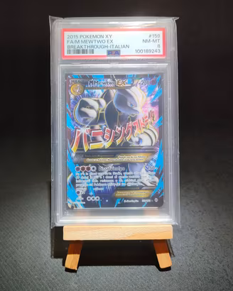 Carta Pokémon PSA 8 - M Mewtwo Ex 159 - Italiano 