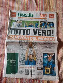 LA GAZZETTA DELLO SPORT  CAMPIONE DEL MONDO 2006