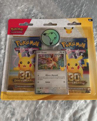 Pokémon 30esimo Anniversario blister 2 buste 