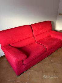 Divano rosso