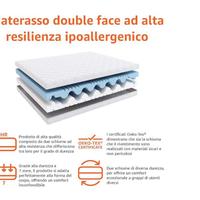 Materasso double face ad alta resilienza
