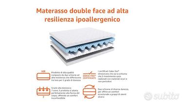 Materasso double face ad alta resilienza