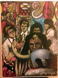 OPERA OLIO SU TELA DI JOEY FATIGATI