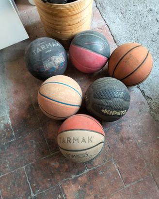 Palloni da basket usati