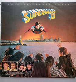 Superman II vinile 1a ed. 1980 OLOGRAMMATA VG+/VG+