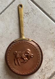 Decorazione vintage in rame – Ariete (Zodiaco)