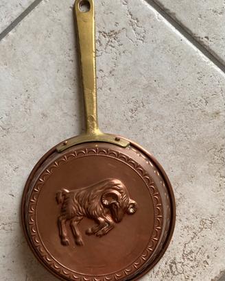 Decorazione vintage in rame – Ariete (Zodiaco)