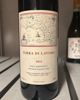 bottiglia di vino Terra di Lavoro Galardi 2011