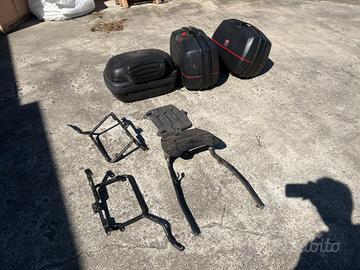 Tris bauletti GiVi + piaste