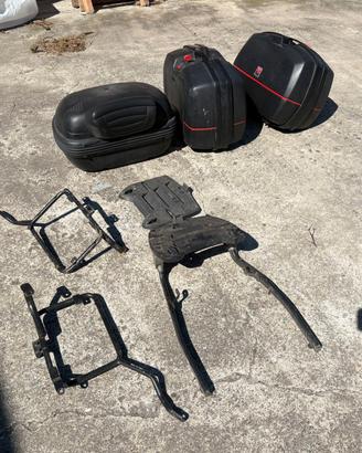 Tris bauletti GiVi + piaste