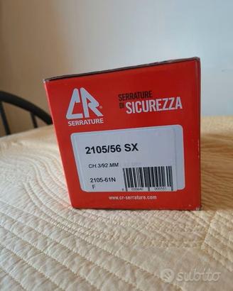 Serratura CR 2105/56 SX a 3 catenacci