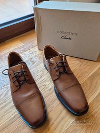 Clarks scarpa uomoTilden CapDark Tan Leather

