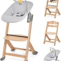Seggiolone Kinderkraft Enock + Sdraietta Calmee Le