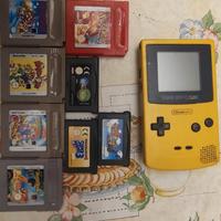 Game boy color e diverse cartucce 