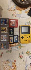 Game boy color e diverse cartucce 