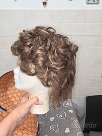 parrucca capelli veri-custodia originale  