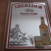 SPECCHIO PUBBLICITA' WHISKY - ANNI 80 - BELLO!!!