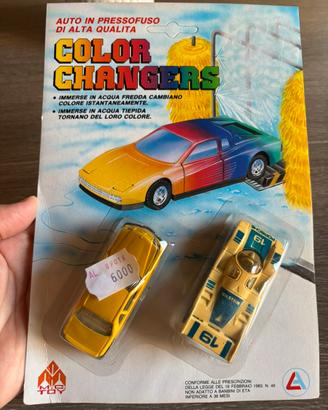 Color Changers Cars Anni 80’ Nuove Mc Toy Rare