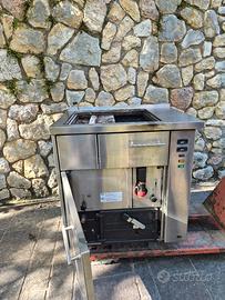  termostufa a legna TIBA 25 kw color  acciaio