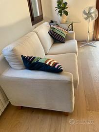 Divano 3 posti 200x90cm sfoderabile