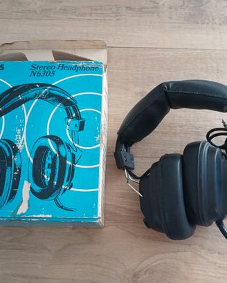 PHILIPS N6305, Stereo Headphones -VINTAGE.