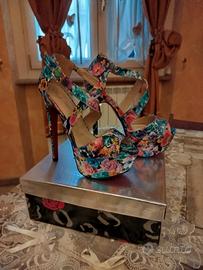 Scarpe donna tacco alto e plateau