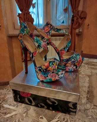 Scarpe donna tacco alto e plateau
