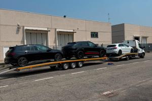 Carrello biscarca adibito al trasporto auto STIM