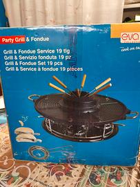  grill e servizio fonduta 